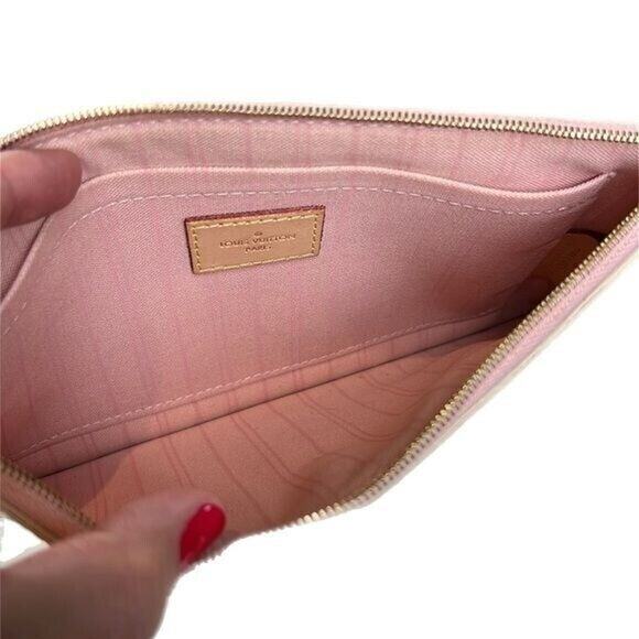 Louis Vuitton Pochette Damier Azur MM Wrist Strap Wristlet - Picture 7 of 12